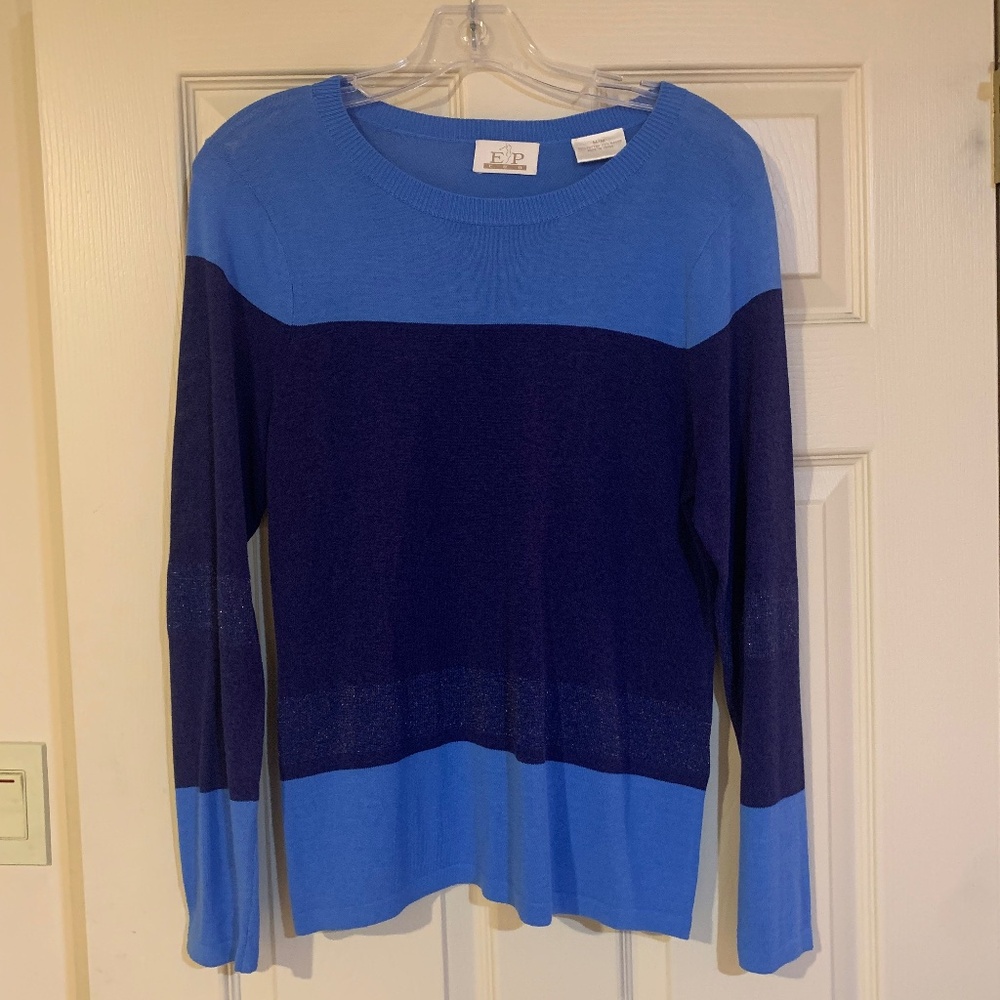 EP Pro Golf Blue Sweater sz M